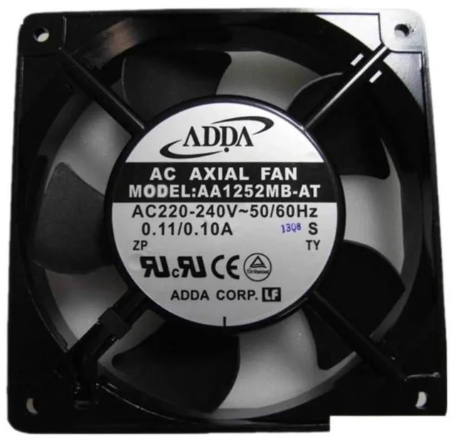 Main image of 120mm 120x120x25mm AC 220V Axial Cooling Fan Replacement for AA1252MBAT, 12CM 12025 MainsPowered Ventilation Fan for Industrial Cabinet, Control Box Equipment Air Outlet Heat Dissipation