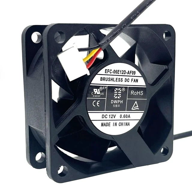 Alt view image 2 of 2 - 412F/2H 4010 DC Brushless Cooling Fan, 40×40×10mm 12V 3Wire Tachometer Replacement Mini Axial Fan for Laptop, Notebook Cover, Small Electronic Device Internal Heat Dissipation