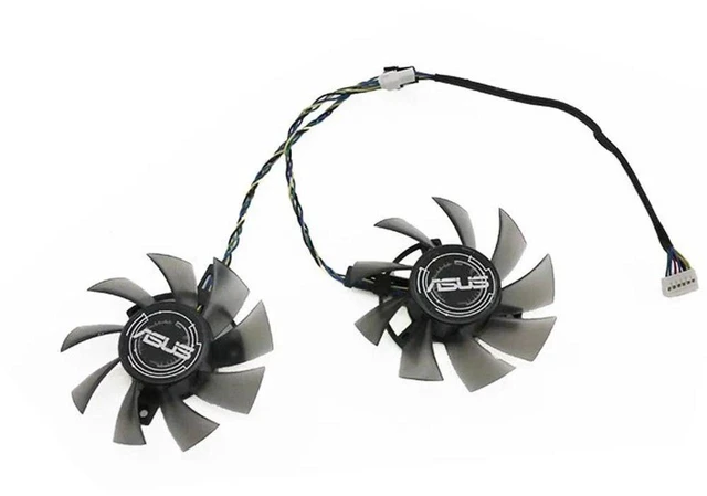 Main image of 2Pack T128015SU GPU Cooling Fan, 4Pin PWM Graphics Card Replacement Fan, Compatible with Dual GTX 1650 & Dual GTX 1660Ti Video Card, DC 12V HighAirflow VGA Cooler Fan for Gaming Graphics Card