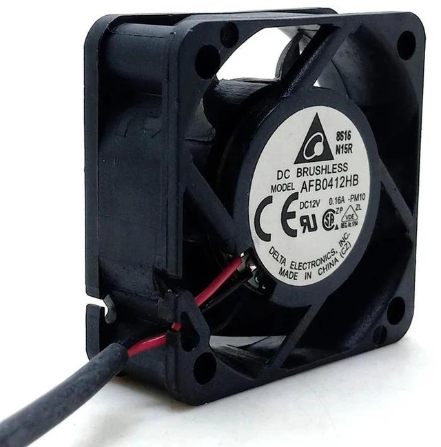 Main image of AFB0412HB 4015 Mini Axial Cooling Fan, 40×40×15mm DC 12V DualBall Bearing Replacement Fan for Computer Case, Power Supply and Compact Equipment Cooling