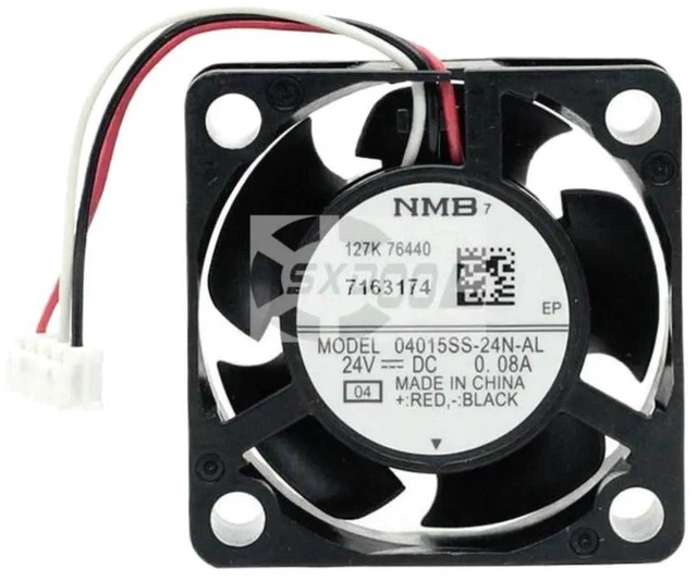 Main image of 1 PCS 04015SS24NAL Compatible 40mm Axial Cooling Fan, 40×40×15mm DC 24V 0.08A DualBall Bearing Fan, 8300RPM 7.4CFM Replacement Fan for Industrial & Compact Equipment Cooling