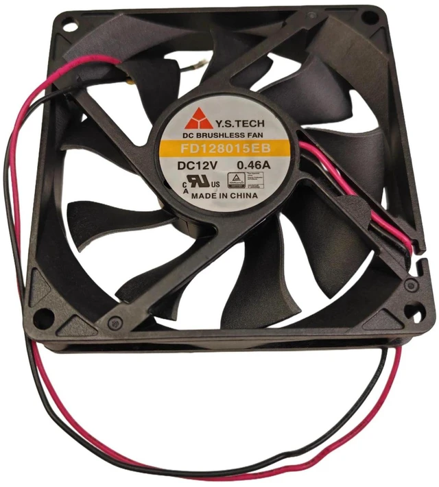 Main image of Replacement Fan for FD128015EB, 80x80x15mm DC12V Dual Ball Bearing Industrial Axial Fan, 3150RPM 33.7CFM 8015 LowNoise Ventilation Fan for Industrial Cabinet & Compact Hardware