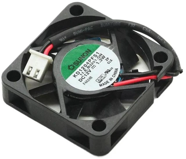 Main image of KD1204PFS1 4010 40mm 4cm DC12V 1.3W DualWire HighAirflow Cooling Fan, 40x40x10mm Axial Replacement Ventilation Fan for Small PC Chassis, Compact Electronic Equipment
