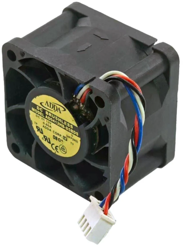Main image of AD0412HBB5BDS 4028 HighSpeed Industrial Axial Cooling Fan, 40x40x28mm DC12V 0.60A Dual Ball Bearing Fan 11000RPM 18.1CFM for Server and Compact Industrial Device Heat Dissipation