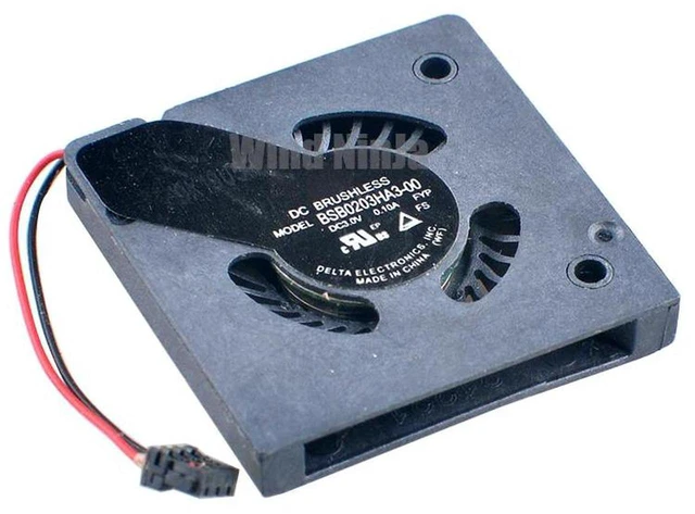 Main image of BSB0203HA300 UltraThin 20x20x4mm Miniature Blower Cooling Fan, DC3V 0.10A 4Pin Micro Centrifugal Fan for Drones, 4K Cameras, AR VR Headsets Compact Portable Device Thermal Replacement Repair