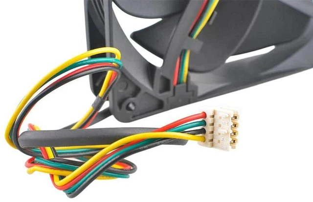 Main image of CHT14012RMW25B 14025 14cm 4Pin PWM Axial Cooling Fan, 140x140x25mm DC12V 0.24A LowNoise Replacement Fan for Refrigerator Evaporator, Cooler, Cabinet and Household Appliance Heat Dissipation
