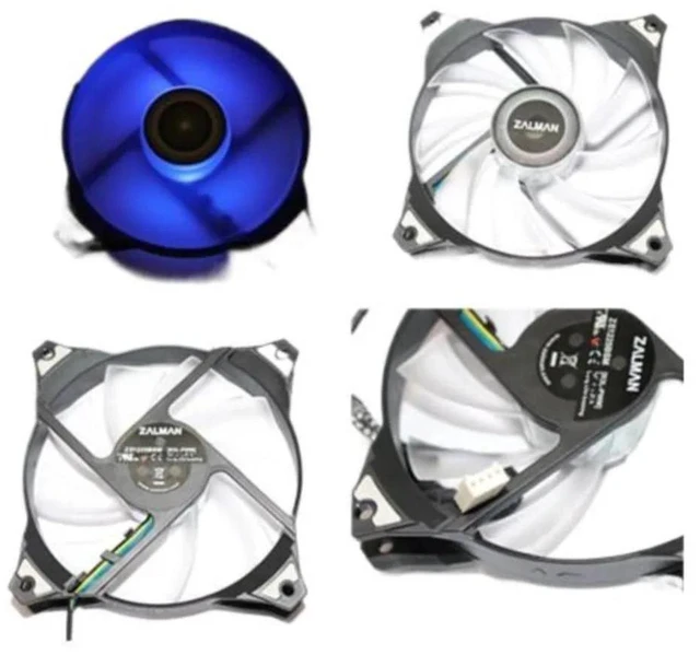 Main image of 12025 120mm 12cm 4Pin PWM Cooling Fan with Blue LED Light, HighSpeed PC Gaming Case Fan, Adjustable Speed Chassis Airflow Cooler for Desktop Computer Case Internal Heat Dissipation