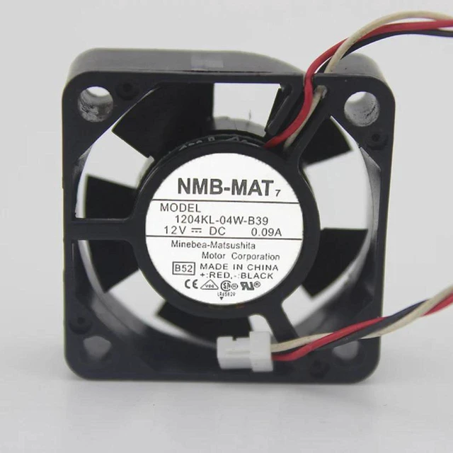 Main image of 1204KL04WB39 Replacement 30x30x10mm 30mm 3cm DC 12V 0.09A Mini Axial Cooling Fan, Low Noise Silent Small Ventilation Fan for Compact Electronic Device Heat Dissipation