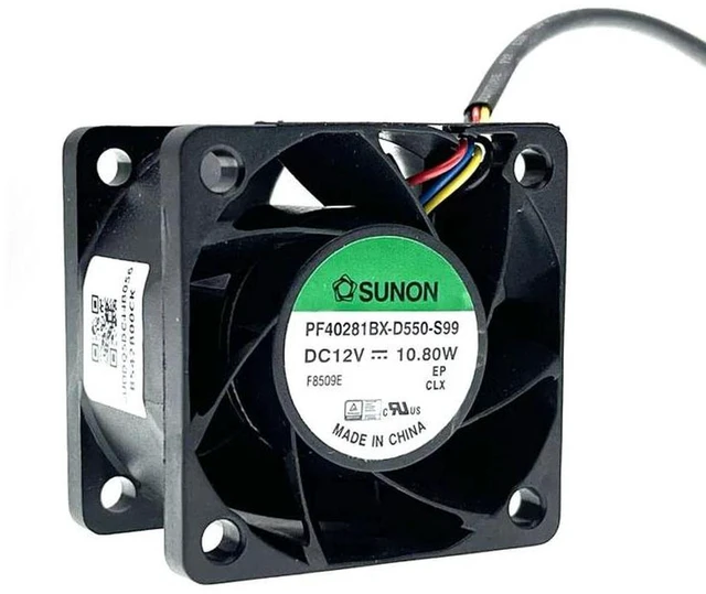 Main image of PF40281BXD550S99 4028 40x40x28mm 4cm HighSpeed Mini Cooling Fan, DC12V 10.80W 20000RPM 4Wire PWM Fan for Compact Chassis, Server and Industrial Equipment Heat Dissipation