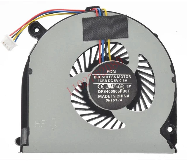 Main image of 4Wire CPU Cooling Fan Replacement 738685001 DFS501105PR0T 6033B0034401, CPU Cooler Fan Compatible with 640 G1 645 G1 650 G1 655 G1 Laptop, Internal Notebook CPU Heat Dissipation Fan