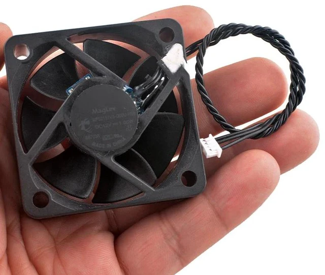 Alt view image 2 of 2 - 5Pack 50mm Axial Projector Cooling Fan, 50x50x15mm DC 12V 1.66W 3Pin Replacement Fan for MF50151V3Q00UH99, HighPerformance Mini Axial Fan for Projector Internal Heat Dissipation Repair