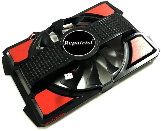 Main image of VGA Cooler Graphics Card Cooling Fan with Frame, Replacement GPU Fan for R128015SM, Video Card Fan for GT430 GT440 GT630 EAH5570 EAHG4670 6570 6670 R7 350 Graphics Card Repair Project