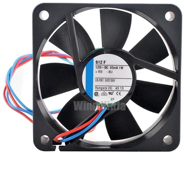 Main image of 60x60x15mm Silent Axial Cooling Fan, DC 12V 83mA 1W 4000RPM 6CM Mini LowNoise Ventilation Fan for Chassis, Power Supply and Inverter Compact Equipment Heat Dissipation Replacement Accessory