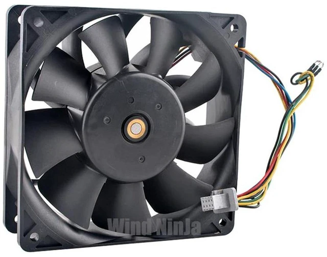 Main image of 12038 HighSpeed Axial Cooling Fan Replacement for VA450DC V3480990 233101002, 120mm 12cm DC 12V 3.30A Fan, HighPower Vent Fan for Server Chassis & Industrial Equipment Heat Dissipation