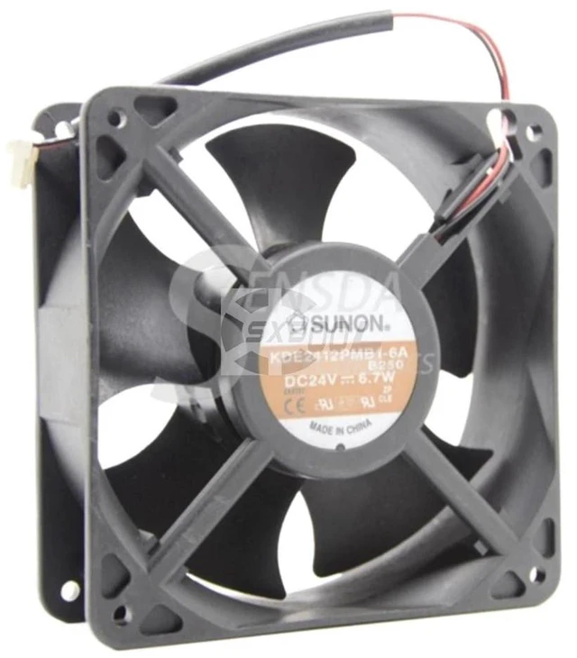 Alt view image 2 of 2 - KDE2412PMB16A 120x120x38mm DC 24V Axial Cooling Fan, 6.7W HighPower Brushless Replacement Fan, 120mm Cabinet Cooling Fan for Server, Industrial Chassis and Industrial Equipment Heat Dissipation