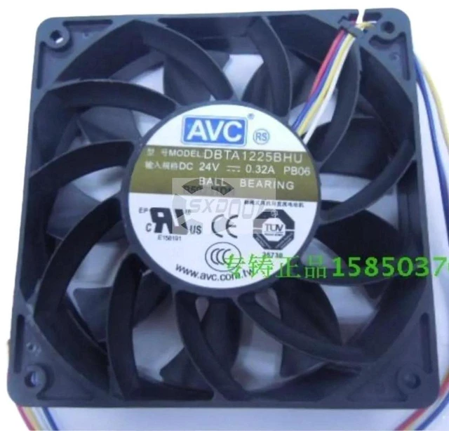 Main image of DBTA1225BHU 120x120x25mm DC 12V 0.32A Cooling Fan, 4Wire PWM Brushless Axial Replacement Fan, 120mm Fan for Server Chassis, Industrial Cabinet & Industrial Equipment Heat Dissipation