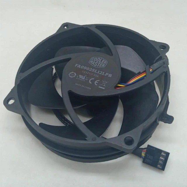 Main image of AJMRTC FA09025L12LPB 92x92x25mm Silent CPU Cooling Fan, 9225 9cm 4Pin PWM Brushless Replacement Fan, LowNoise Cooling Fan for Desktop CPU Cooler & PC Computer Case Heat Dissipation