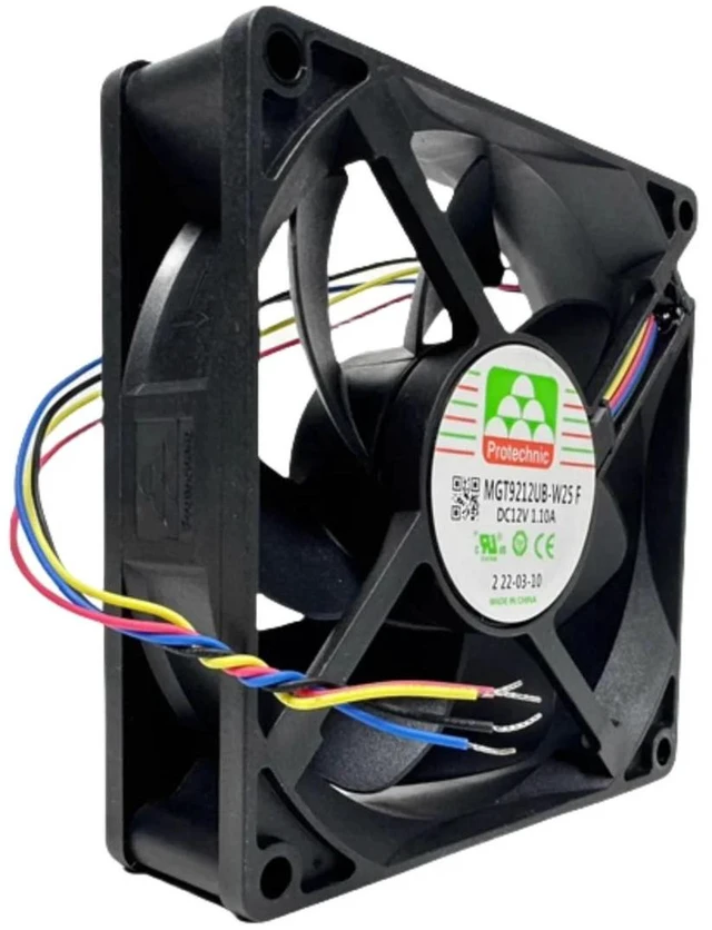 Alt view image 2 of 2 - MTG9212UBW25 F DC12V Welding Machine Cooling Fan, 92x92x25mm 9225 1.1A 6000RPM HighSpeed Axial Fan, 4Pin 2510 Connector(KF2410 4P) Replacement Fan for Welders & Industrial Power Equipment