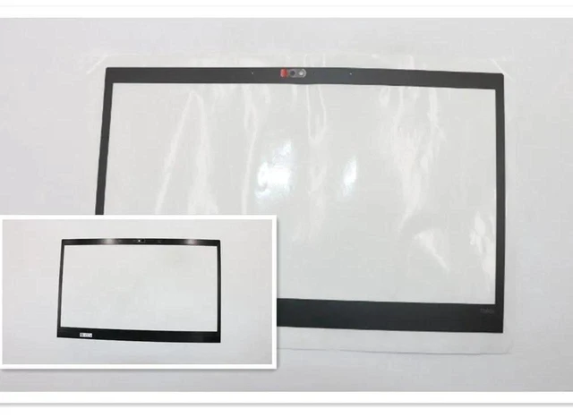 Main image of 02HM518 Ultrathin LCD Screen Bezel Sticker with IR Infrared Hole, Replacement Front Bezel Sheet for Lenovo ThinkPad T490s (20NX 20NY), Laptop Screen Surround Frame Repair Accessory