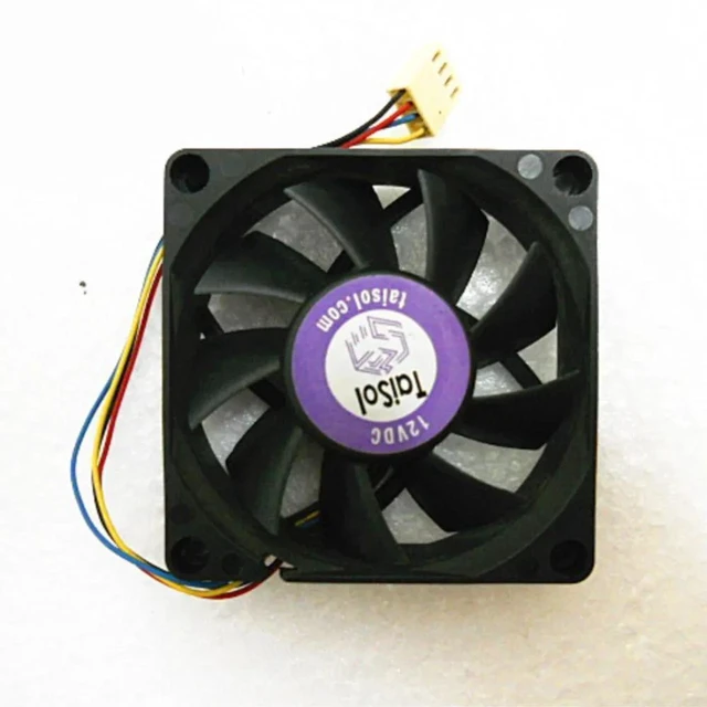 Alt view image 2 of 2 - 70mm 7020 DC 12V 0.45A 4Wire PWM Cooling Fan Replacement for AFC0712DD, 7cm Axial Fan for Server Chassis Industrial Equipment Heat Dissipation Spare Part