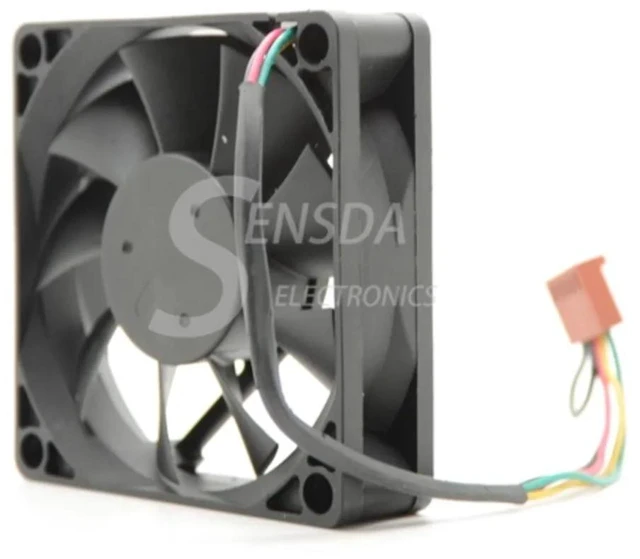 Alt view image 2 of 2 - 75mm 7520 CPU Cooling Fan Replacement for DA07520B12U, DC 12V 0.52A 4Wire PWM Speed Control Axial Fan, Desktop CPU Heatsink Internal Heat Dissipation Repair Spare Part
