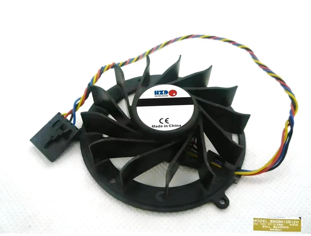 Main image of Hard Drive Rigid Cooling Fan Replacement for BN06015B12H, DC 12V 0.36A, Compatible with Dell GX520 GX620 740 745 755 Desktop PC, Internal Hard Disk Bay Cooling Repair Spare Fan