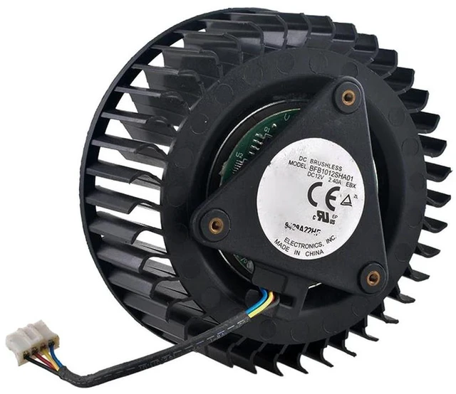 Alt view image 2 of 2 - Hard Drive Rigid Cooling Fan Replacement for BN06015B12H, DC 12V 0.36A, Compatible with Dell GX520 GX620 740 745 755 Desktop PC, Internal Hard Disk Bay Cooling Repair Spare Fan