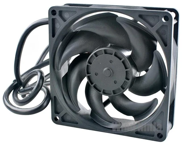 Alt view image 2 of 2 - 9225 92x92x25mm Axial Cooling Fan Replacement for D90SH12, DC 12V 0.27A 2Wire, Case Power Supply Industrial Equipment Internal Heat Dissipation Repair Spare Fan