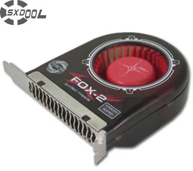Main image of FOX2 PCI Slot System Blower Fan, Computer Chassis Exhaust Cooling Cooler, LongLife Bearing Design, Turbo Blower for Desktop PC Motherboard Addon Card Heat Dissipation Repair Spare Part