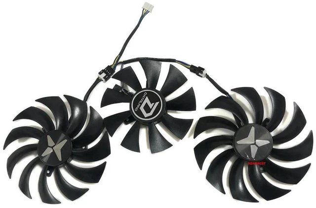 Main image of 3Pack GPU Cooling Fan Set GAA8S2U GA91S2H, VGA Video Card Cooler Replacement for Dataland RX 5600 6G X, RX 5600 XT & RX 5700 XT XSeries Graphics Card, GPU Heat Dissipation Repair Spare Fan Kit