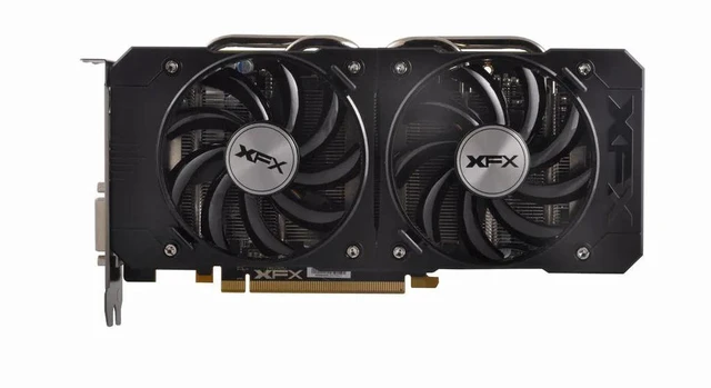 Alt view image 2 of 2 - GPU VGA Cooling Fan FDC10H12S9C, Graphics Card Cooler Replacement for XFX RX460 2GB/4GB, R9 380X, R7 370, Video Card Heat Dissipation Repair Spare Replacement Fan