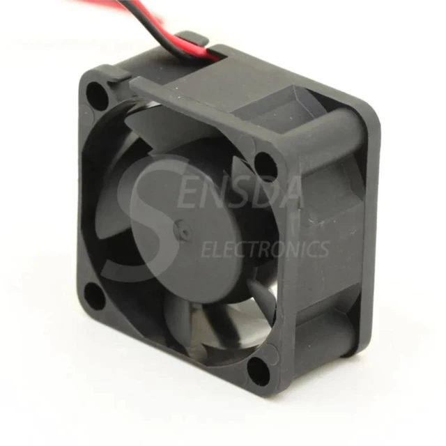 Alt view image 2 of 2 - 40mm 40x40x20mm 4CM DC Brushless Cooling Fan D4020B12H, 12V 0.17A 2Pin Axial Case Fan Housing, Replacement Cooler for 3D Printer Router Power Supply MiniServer Small Electronic Equipment Ventilation