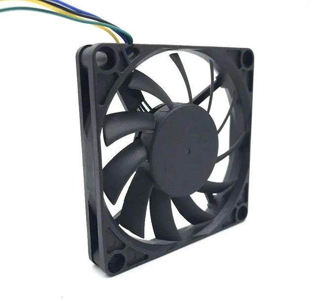 Main image of 7010 UltraThin PWM Cooling Fan R127010BU, 70x70x10mm 7cm DC 12V 0.45A High Airflow 5800RPM Brushless Axial Fan, Slim Replacement Fan for Compact PC, Industrial Device, Small Chassis Heat Dissipation