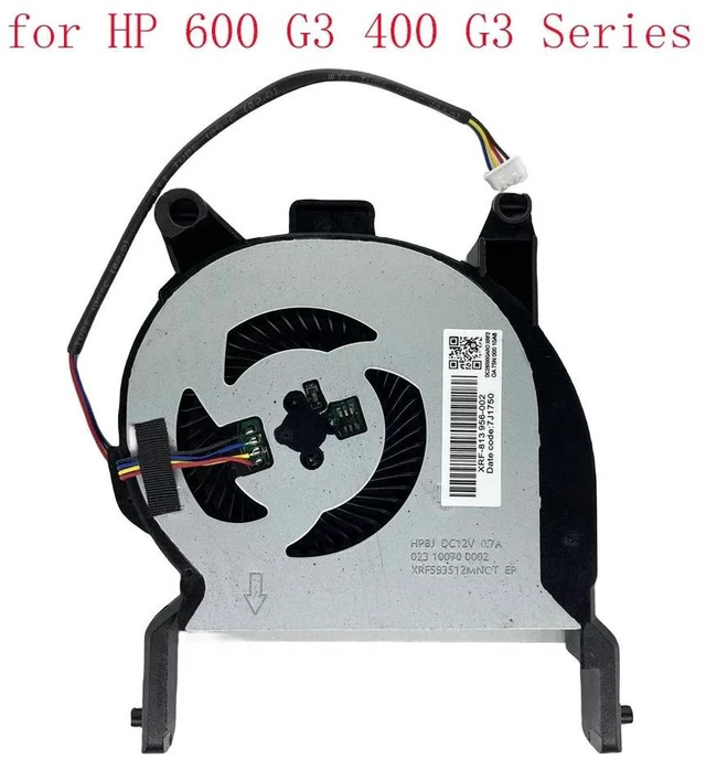 Alt view image 2 of 2 - CPU Cooling Fan Replacement 914266001 BUC0712HB00, DC 12V 4Pin PWM Blower Fan, Compatible with ProDesk Mini 600 G3 400 G3 Series Mini Desktop PC, Internal CPU Thermal Cooler Fan for System Heat