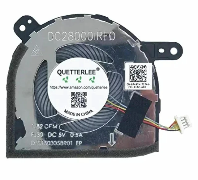 Alt view image 2 of 2 - 40x40x20mm DC Brushless Cooling Fan D40BM12C, DC 12V 0.08A 2Wire 4020 Axial Replacement Fan, Mini Ventilation Fan for Power Supply, Inverter, Small Electronic Equipment Heat Dissipation