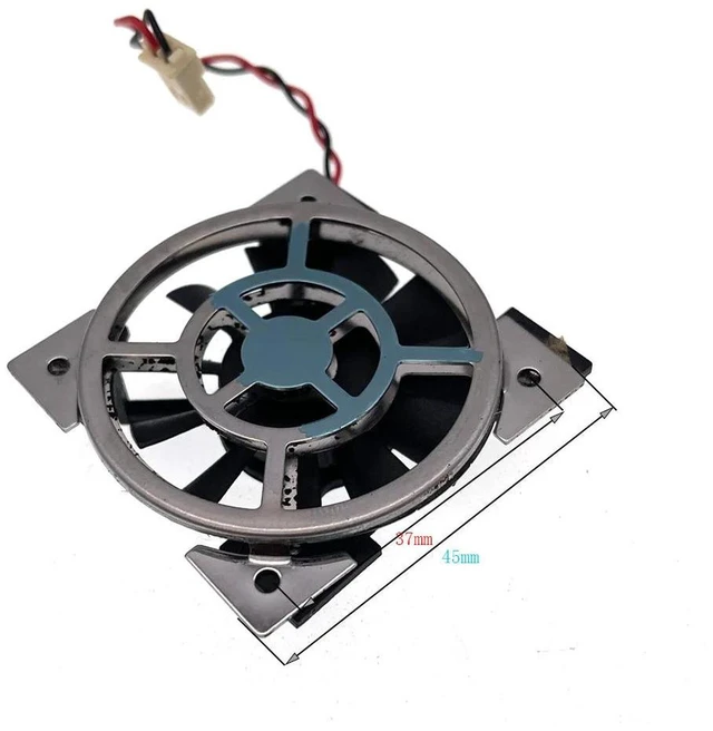 Alt view image 2 of 2 - MW4510M12C 45mm Graphics Card Cooling Fan, DC12V 0.15A Replacement VGA Cooler Fan, Internal Graphics Card Fan for Video Card Heat Dissipation Repair Spare Part