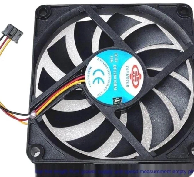 Main image of DF128010BM Ultra Thin 8010 80mm x10mm 8CM Cooling Fan DC12V 0.18A 3800RPM 3-Wire Dual Ball Bearing Brushless Axial Fan Replacement for Slim Electronic Device Heat Dissipation