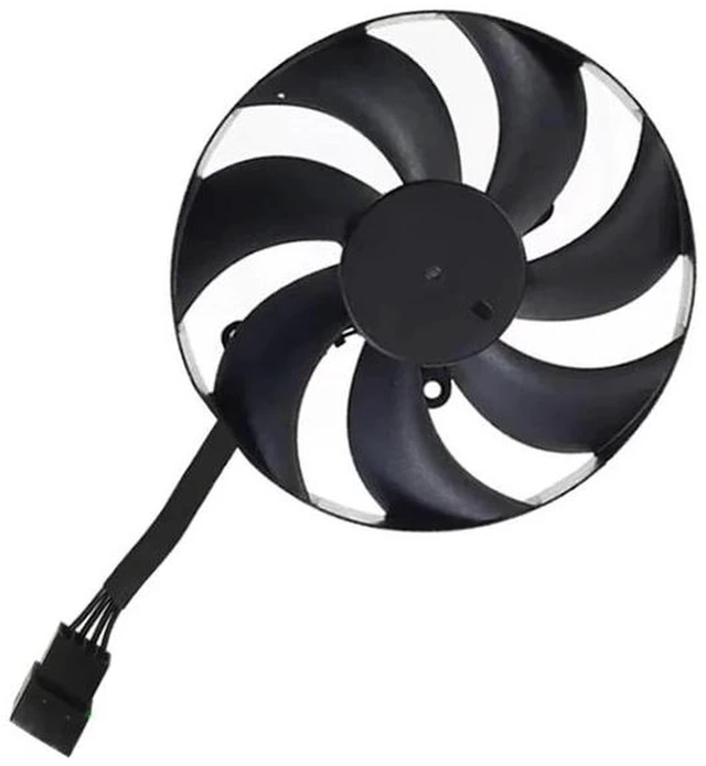 Alt view image 2 of 2 - CF1015U12D Graphics Card Fan C VGA Cooler, Single Replacement Fan for RTX 4090 OC and RX 7900 XT 20G OC Video Card, GPU Cooling Fan for Gaming Graphics Card Heat Dissipation Repair