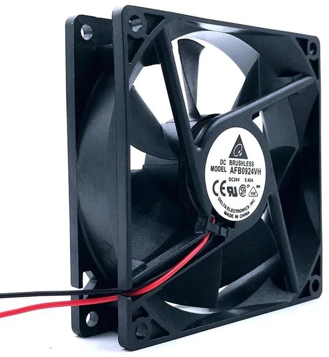 Main image of AFB0924VH 9225 92x92x25mm Axial Server Cooling Fan DC24V 0.40A 2-Wire Brushless Fan Replacement, Compatible for Converters, Server and Industrial Equipment Heat Dissipation Repair