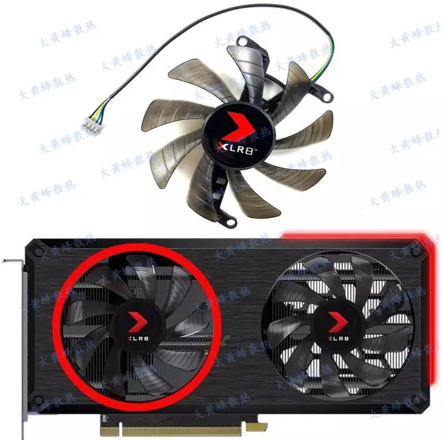 Main image of 1Pc GPU Cooling Fan for RTX 3060, RTX 3060 Ti REVEL EPIC-X Graphics Card, Replacement Video Card Cooler Fan for Desktop Gaming GPU Heat Dissipation & Repair