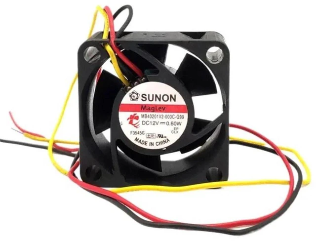 Main image of MB40201V2-000C-G99 4020 Chassis Power Supply Cooling Fan, 40x40x20mm 4CM DC 12V 0.60W 3-Wire Axial Fan Replacement for Small Chassis, Power Supply and Electronic Equipment