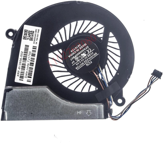 Main image of 724870-001 Laptop CPU Cooling Fan Replacement for HP 15E 17E 15-E 17-E 14-E TPN-Q117 TPN-Q118 TPN-Q119 TPN-Q120 TPN-Q121 Series Notebook Computer Cooler Fan
