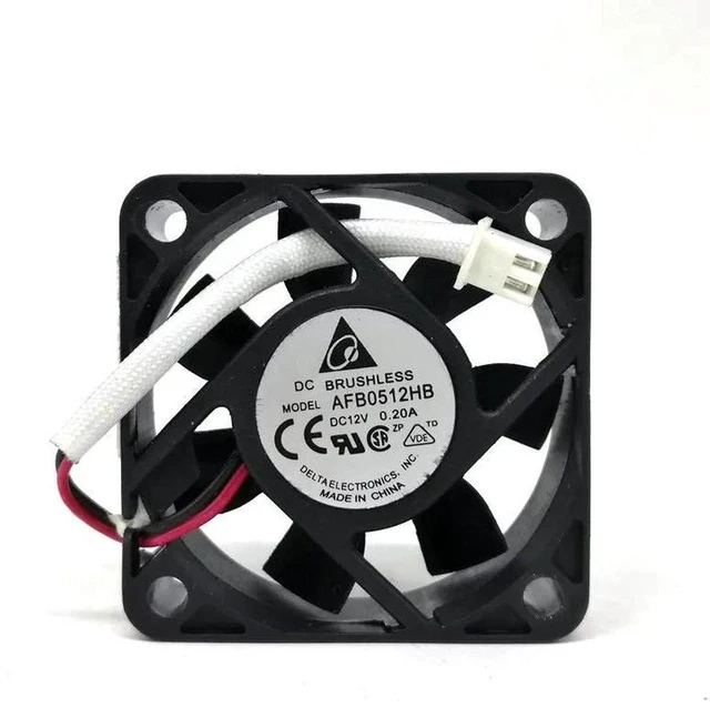 Main image of AFB0512HB 50x50x15mm 5CM Computer Cooling Fan, DC 12V 0.20A 2-Wire Axial Fan Replacement for PC Case, Power Supply, Small Electronic Equipment Heat Dissipation