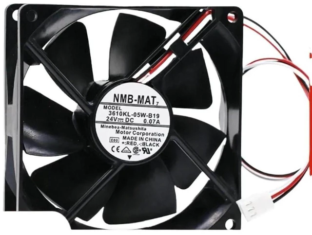 Main image of 3610KL-05W-B10 92x25mm 92mm DC 24V Cooling Fan, 2-Wire 0.07A Dual Ball Bearing Axial Fan Replacement for Frequency Inverter, Industrial Cabinet 9225 / 9025 Equipment Heat Dissipation