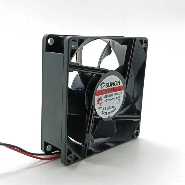 Main image of MF80251V1-1000C-A99 80x80x25mm 8025 80mm Silent Axial Cooling Fan, DC 12V 1.44W Low Noise Replacement Fan for Frequency Inverter, Power Supply, Computer Chassis and Heatsink Heat Dissipation