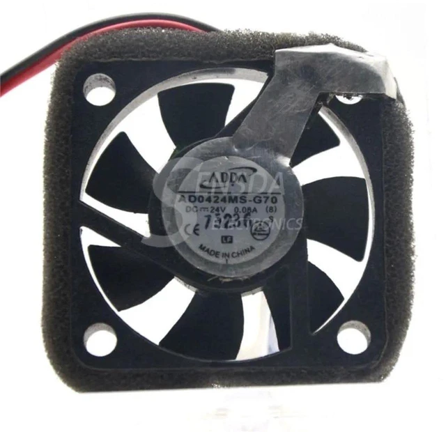 Main image of AD0424MS-G70 40x40x10mm 4010 4CM DC Axial Cooling Fan, DC 24V 0.08A Compact Replacement Fan for Server, Network Equipment and Small Electronic Products Heat Dissipation
