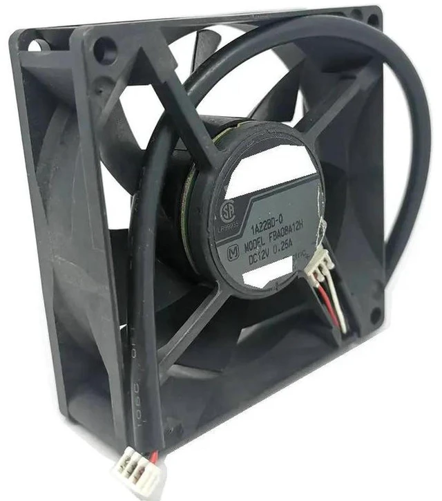 Main image of FBA08A 8025 80x80x25mm 8CM DC12V 0.25A Three-Wire Cooling Fan, 12 Meters Cable Brushless Axial Fan for PC Case, Power Supply, Industrial Equipment Heat Dissipation