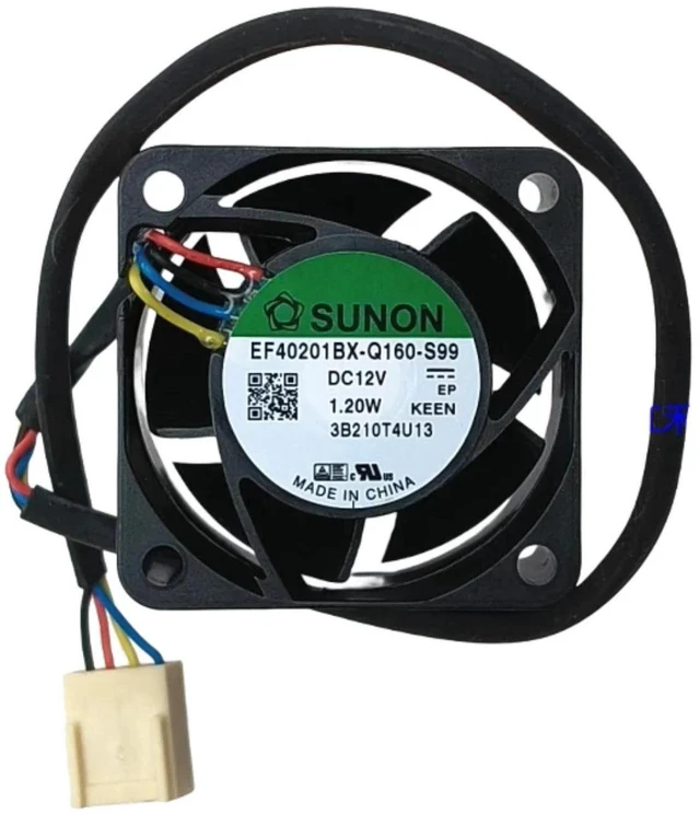 Main image of EF40201BX-Q160-S99 4020 40x40x20mm 4CM DC12V 9100RPM Dual Ball Bearing PWM Cooling Fan, High Speed Brushless Axial Replacement Fan for Server, Network Switch, Mini PC Heat Dissipation