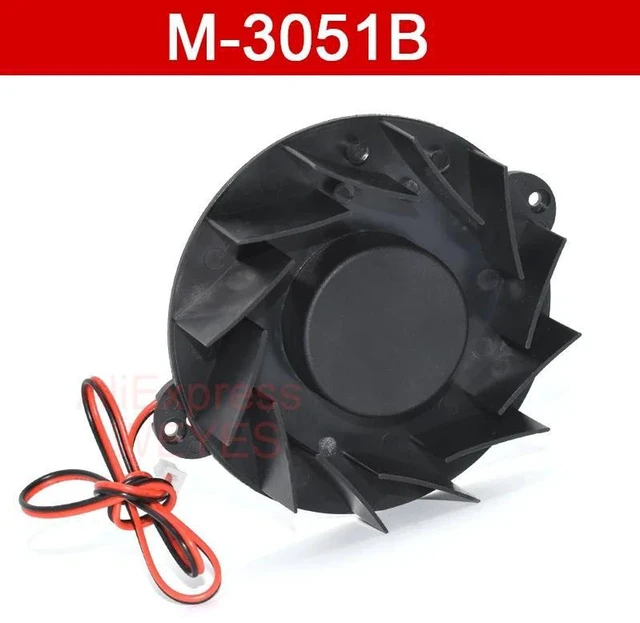 Alt view image 2 of 2 - M-3051B 9225 92x92x25mm 92mm DC12V 0.45A 2-Pin Round Connector Cooling Fan, Brushless Axial Heatsink Fan for Industrial Equipment, Power Supply, Chassis Heat Dissipation