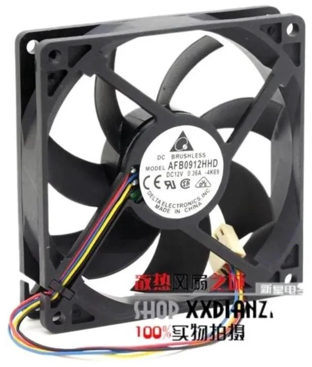 Alt view image 2 of 2 - T129215SU GPU Cooling Fan, 4-Wire PWM Graphics Card Replacement Fan for GTX1050 Ti Mini GTX1060 GTX1070 GTX1080 Video Card, Gaming GPU Cooler for Graphics Card Thermal Repair